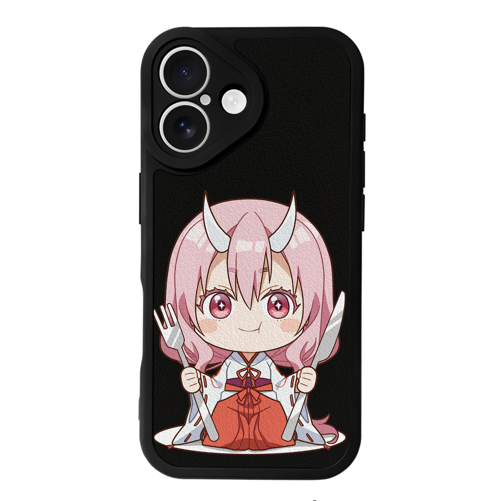 （画像用） 転スラ Regarding Reincarnated to Slime 【iPhone 16シリーズ対応】シリコンスマホケース（レザー調） 材質：シリコン